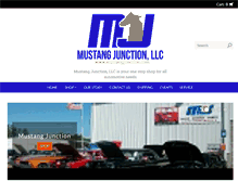 Tablet Screenshot of mustangjunction.com